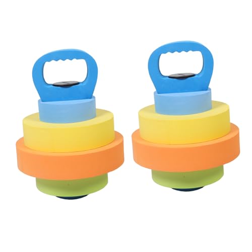 iplusmile 1Paar Einstellbare Wasserhanteln für Eva Hanteln Leichtes Fitnessgerät zum Schwimmen für Kindergarten und Vorschule Fördert Frühes Krafttraining von iplusmile