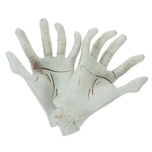iplusmile 1Paar Künstliche Skeletthand Realistische Halloween Deko Gruselige Kunststoffhand für Spukhaus Dekoration für Zuhause Büro und Partys iplusmile 1Paar Künstliche Skeletthand Realistische Halloween Deko Gruselige Kunststoffhand für Spukhaus Dekoration für Zuhause Büro und Partys von iplusmile