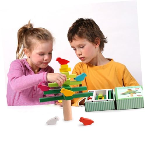 iplusmile 1Satz Balancierender Baumspielzeug für Pädagogisches Feinmotorik und Kreativität Jahre und Sicher für Eltern Junge Mädchen Aktivitäten von iplusmile
