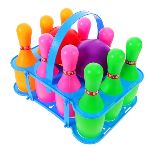 iplusmile 1Satz Bowling Set für Drinnen und Draußen Interaktives mit Bunten Pins und Bällen für Eltern Junge Mädchen Interaktion und Freizeitaktivitäten Fördert die Bindung iplusmile 1Satz Bowling Set für Drinnen und Draußen Interaktives mit Bunten Pins und Bällen für Eltern Junge Mädchen Interaktion und Freizeitaktivitäten Fördert die Bindung von iplusmile