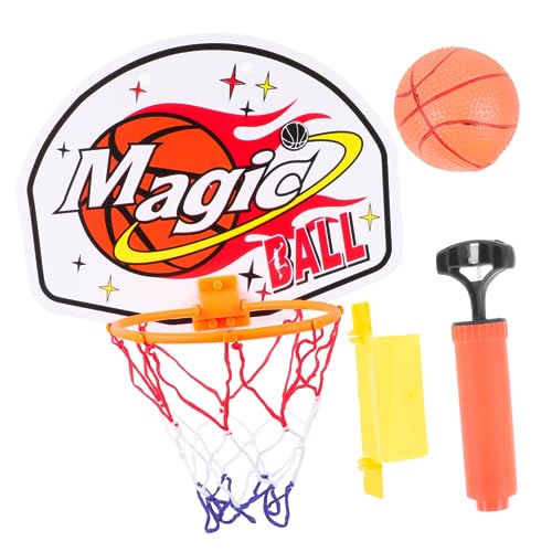 iplusmile 1Satz Indoor Basketballrahmen für Hängendes Basketballregal mit Basketball und Luftpumpe Freizeit und Übungsspiele Innenräumen Spaß für Jungen von iplusmile