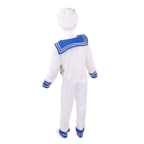 iplusmile 1Satz Kostümset für Jungen Weißes Matrosen Outfit Cosplay Uniform für Partys Bühnenauftritte Karneval Pflegeleicht Unvergessliche Fotos iplusmile 1Satz Kostümset für Jungen Weißes Matrosen Outfit Cosplay Uniform für Partys Bühnenauftritte Karneval Pflegeleicht Unvergessliche Fotos von iplusmile