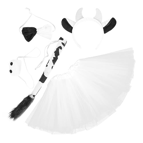 iplusmile 1Satz Kuh Kostüm Set für Frauen Tierohren Haarreifen Nase Fliege Halloween Cosplay Partys Einzigartige Auffällige Requisiten für Jede iplusmile 1Satz Kuh Kostüm Set für Frauen Tierohren Haarreifen Nase Fliege Halloween Cosplay Partys Einzigartige Auffällige Requisiten für Jede von iplusmile