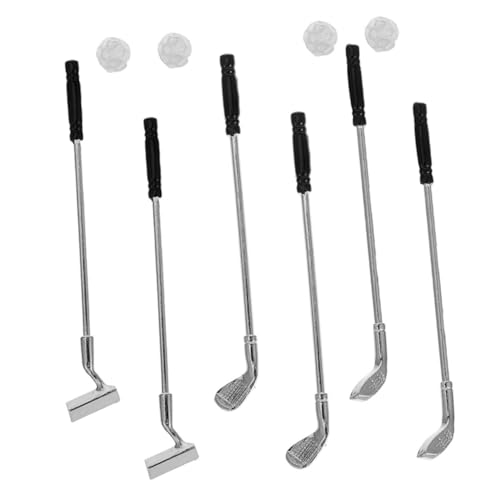 iplusmile 1Satz Mini Golfset für Puppenhaus Teiliges Set mit Golfschlägern und Bällen Zubehör für Sammler und Bastler Szenen und Dioramen iplusmile 1Satz Mini Golfset für Puppenhaus Teiliges Set mit Golfschlägern und Bällen Zubehör für Sammler und Bastler Szenen und Dioramen von iplusmile