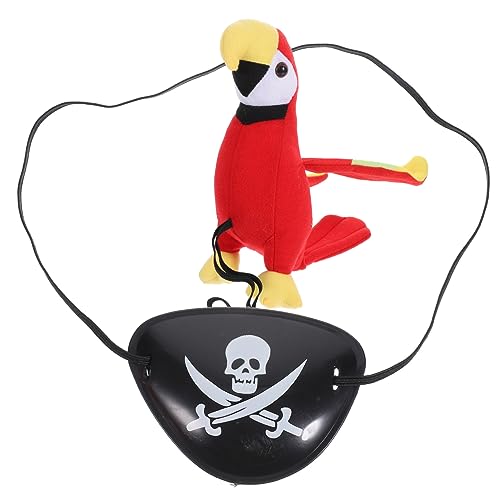 iplusmile 1Satz Papagei und Augenmaske für Piraten Cosplay Teiliges Kostümzubehör für Halloween und Mottopartys für Bühnenauftritte und Rollenspiele iplusmile 1Satz Papagei und Augenmaske für Piraten Cosplay Teiliges Kostümzubehör für Halloween und Mottopartys für Bühnenauftritte und Rollenspiele von iplusmile