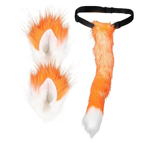 iplusmile 1Satz Tier Cosplay mit Katzenohren Fuchsschwanz Verstellbarer Kopfschmuck Kunstfell für Karneval Halloween oder Kostümpartys mit Einzigartigem Design iplusmile 1Satz Tier Cosplay mit Katzenohren Fuchsschwanz Verstellbarer Kopfschmuck Kunstfell für Karneval Halloween oder Kostümpartys mit Einzigartigem Design von iplusmile