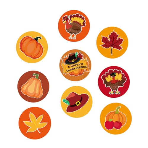 iplusmile 2 Sätze Kreative Siegelaufkleber mit Dankfest Motiven Vielseitig für Geschenkverpackung Scrapbooking und Partydeko Leicht und Tragbar Je iplusmile 2 Sätze Kreative Siegelaufkleber mit Dankfest Motiven Vielseitig für Geschenkverpackung Scrapbooking und Partydeko Leicht und Tragbar Je von iplusmile