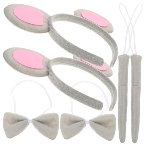 iplusmile 2 Sätze Mäuse Kostüm Set mit Verstellbarem Haarreif Schleife und Niedliche Tier Accessoires für Damen und Mädchen Komfortabel für Halloween Karneval Cosplay und Partys iplusmile 2 Sätze Mäuse Kostüm Set mit Verstellbarem Haarreif Schleife und Niedliche Tier Accessoires für Damen und Mädchen Komfortabel für Halloween Karneval Cosplay und Partys von iplusmile