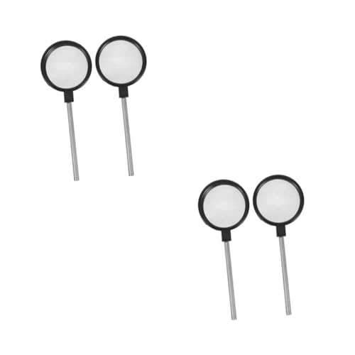 iplusmile 2 Sätze Meniskuslinsenlupe Kostüm-lupe Hochleistungslupe Tragbare Leselupe Kleine Lupe Konvexe Konkave Linse Doppellinsenlupe Optik-werkzeug Große Lupenstütze Glas 2 Stück * 2 von iplusmile