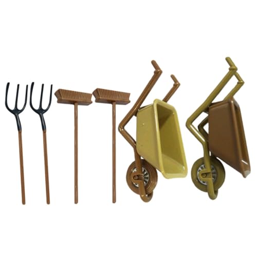 iplusmile 2 Sätze Mini-kinderwagenmodell Werkzeug Miniaturen Zum Basteln Realistisches Miniaturspielzeug Mini-hausversorgung Mini-hausdekoration Kinderspielzeug Pp Zufällige Farbe von iplusmile