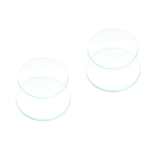 iplusmile 2 Sätze Optische Konvexe Linse Optische Linse Teleskop-objektiv Konvexe Linse 50mm Experimentierwerkzeuge Lehrmittel Für Physik Gebogene Konvexe Linse Glas Transparent 2 Stück * 2 von iplusmile