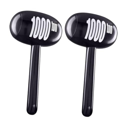 iplusmile 2 Stück Aufblasbare Hammerspielzeug aufblasbare Party-Requisiten Hammerspielzeug für Ballonhammer Hammer sprengen Hammerspielzeug gefälschter Hammer PVC Schwarz iplusmile 2 Stück Aufblasbare Hammerspielzeug aufblasbare Party-Requisiten Hammerspielzeug für Ballonhammer Hammer sprengen Hammerspielzeug gefälschter Hammer PVC Schwarz von iplusmile