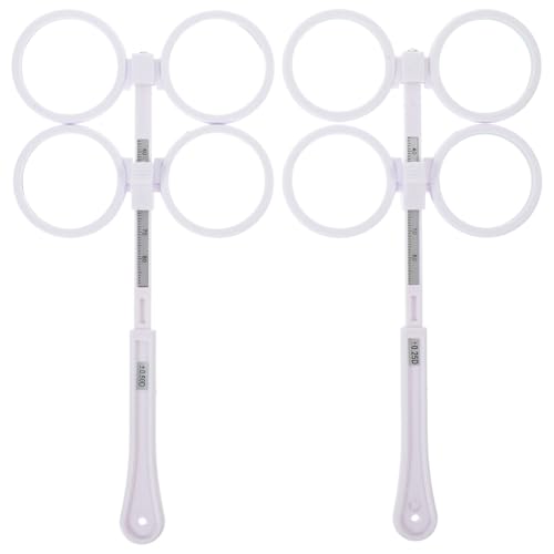 iplusmile 2 Stück Brillenausrüstung Zubehör Flipper Optometrie Optischer Testflipper Optometrieausrüstung Optometrie Testflipper Für Optometrie Optometrie Optischer Flipper Flip Linse von iplusmile
