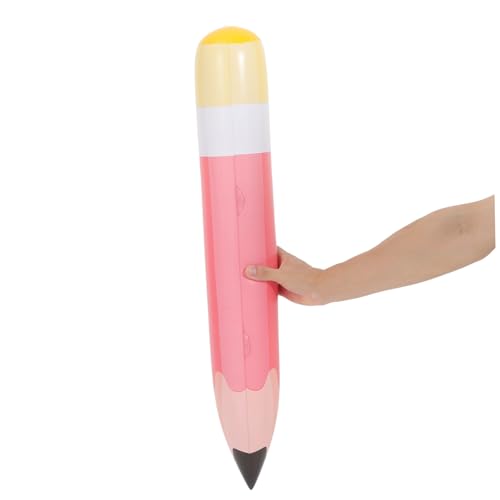 iplusmile 2 Stück Große Aufblasbare Bleistifte PVC Rot und Orange Bunte Crayon Ballons für Geburtstagsfeiern Vielseitige Raumdekoration und Fotorequisiten Einfache Handhabung Party und von iplusmile
