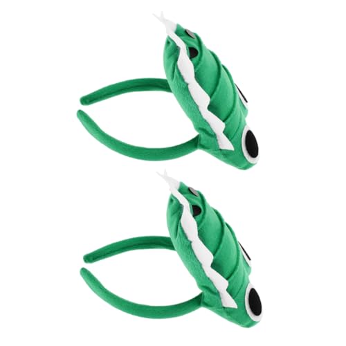 iplusmile 2 Stück Halloween Cosplay Stirnband Weiches Haarband mit Krokodil Lustiges Kostüm Zubehör für Party und Karneval Erwachsene von iplusmile