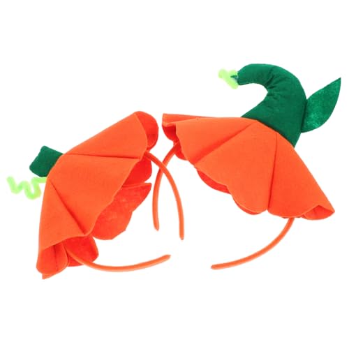 iplusmile 2 Stück Halloween Kürbis Haarreifen Kopfschmuck Komfortabel Passend für Halloween Party Verkleidung Cosplay Zubehör von iplusmile
