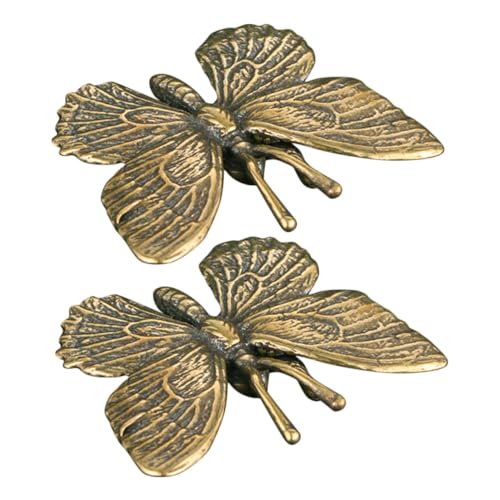 iplusmile 2 Stück Messing Schmetterlingsnornamente Dekoration 3D Schmetterlingsstatuen Für Gartenkäfer-Ornamente Die Mini Garten Schmetterlinge Weihnachten Dekorativ Golden iplusmile 2 Stück Messing Schmetterlingsnornamente Dekoration 3D Schmetterlingsstatuen Für Gartenkäfer-Ornamente Die Mini Garten Schmetterlinge Weihnachten Dekorativ Golden von iplusmile