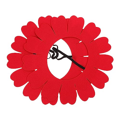 iplusmile 2 Stück Sonnenblumen Kopfhauben aus Hochwertigem Filz Leichtes Festival und Party Accessoire Langlebig Einfach zu Tragen für Kostüme Bühnenauftritte und Spiele von iplusmile