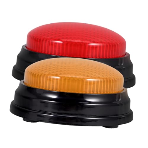 iplusmile 2 Stück Sound-Button-Requisite Party-Sound-Taste Ton- und Lichttaste Summer-Taste Taste mit Ton Spielknopf-Requisite Partyspiel-Taste lustige Soundtaste Plastik iplusmile 2 Stück Sound-Button-Requisite Party-Sound-Taste Ton- und Lichttaste Summer-Taste Taste mit Ton Spielknopf-Requisite Partyspiel-Taste lustige Soundtaste Plastik von iplusmile