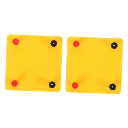 iplusmile 2 Stück Versuchsausrüstung Für Schaltung Wissenschaftsexperiment -Kits DIY-modellbausatz Für Physikexperimente Science Tools Lehrmittel Für Mini-Platine Plastik Yellow von iplusmile