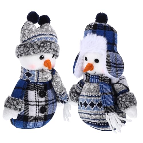 iplusmile 2 Stück Weihnachtliche Schneemann Figur Tischdeko Niedlich Handgearbeitet Festliche Ornament Dekoration für und Party iplusmile 2 Stück Weihnachtliche Schneemann Figur Tischdeko Niedlich Handgearbeitet Festliche Ornament Dekoration für und Party von iplusmile