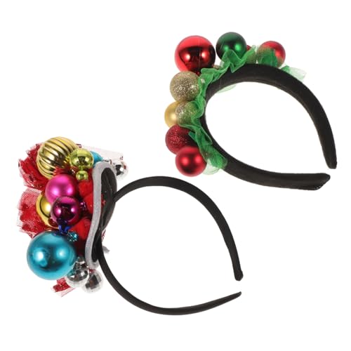 iplusmile 2 Stück Weihnachts Haarreifen mit Glocken Festliche Kopfbänder für Erwachsene und Langlebige Dekorative Party Accessoires für Weihnachten Fasching und Kostümpartys iplusmile 2 Stück Weihnachts Haarreifen mit Glocken Festliche Kopfbänder für Erwachsene und Langlebige Dekorative Party Accessoires für Weihnachten Fasching und Kostümpartys von iplusmile