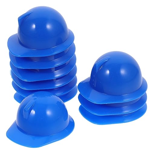 iplusmile 20Stücke Puppenhelme Mini Bauhüte aus Realistische Schutzhelme für Puppen Dekorative Accessoires zum Verkleiden Langlebig und Farbenfroh von iplusmile