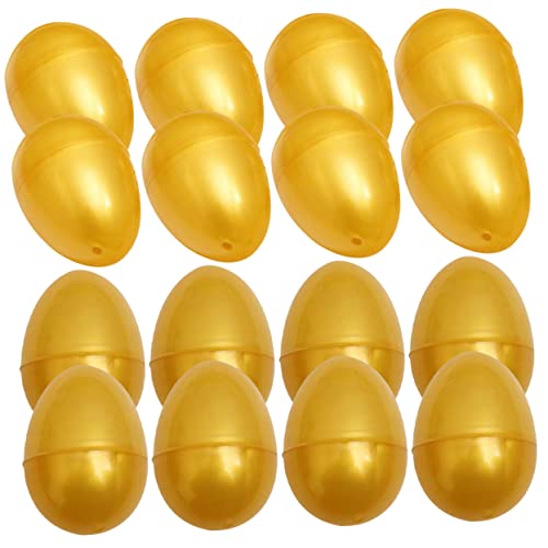 iplusmile 24 Stück Teiliges Befüllbare Goldene Ostereier aus Robustem Kunststoff Langlebiges Partyspielzeug für Geschenkschachtel und Raffle Ei für Ostern und Geburtstagsfeiern iplusmile 24 Stück Teiliges Befüllbare Goldene Ostereier aus Robustem Kunststoff Langlebiges Partyspielzeug für Geschenkschachtel und Raffle Ei für Ostern und Geburtstagsfeiern von iplusmile