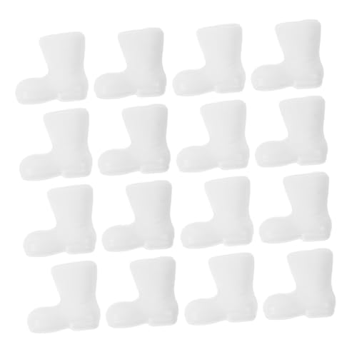 iplusmile 24 Stück Teiliges Mini Santa Boots aus Kunststoff Kleine Weihnachts Deko für Puppenhaus Platzsparend Tragbar Weihnachtliche Miniatur Schuhe als Xmas Accessoires und Bastelzubehör von iplusmile