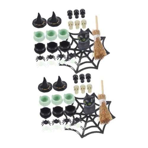 iplusmile 2Sätze Halloween Miniaturfiguren Mikro Landschaftsdekor für Puppenhaus Halloween Dekoration Gruselige Ornamente für Party und Heimdekoration iplusmile 2Sätze Halloween Miniaturfiguren Mikro Landschaftsdekor für Puppenhaus Halloween Dekoration Gruselige Ornamente für Party und Heimdekoration von iplusmile