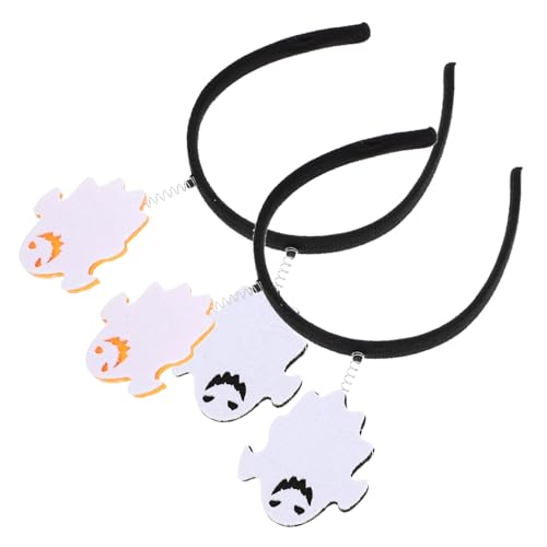 iplusmile 2Stücke Halloween Geist Stirnbänder Kreativer Haarschmuck für Halloween Party Cosplay Kostüm Accessoire Universalgröße für Altersgruppen Leicht und Bequem von iplusmile