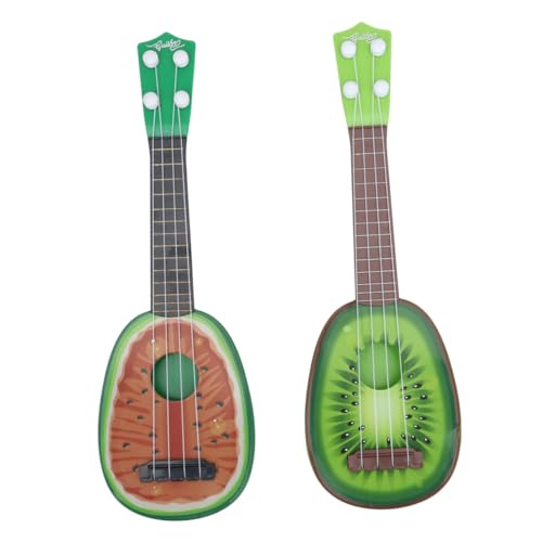 iplusmile 2Stücke Mini Gitarren Ukulele für Wassermelone und Kiwi Pädagogisches Musikinstrument Kreativität und Musikverständnis für Kleine von iplusmile