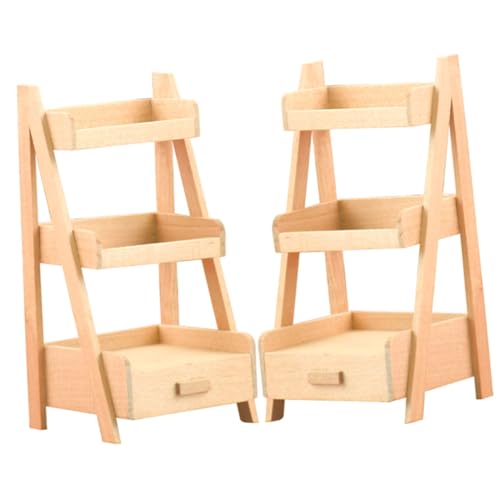 iplusmile 2Stücke Miniaturregal Teiliges für Puppenhaus Dekoratives Mini Möbel für Kreative Spielwelten Tragenresistente Puppenmöbel für Puppenstuben Miniaturspielzeug iplusmile 2Stücke Miniaturregal Teiliges für Puppenhaus Dekoratives Mini Möbel für Kreative Spielwelten Tragenresistente Puppenmöbel für Puppenstuben Miniaturspielzeug von iplusmile