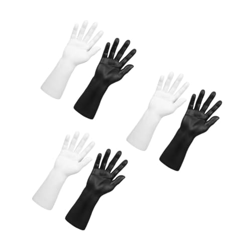 iplusmile 3 Sets Schmuck-mannequin-handständer Männliches Kunststoff-handmodell Vielseitiger Für Ringe Armbänder Handschuhe 2 Stück * 3 von iplusmile