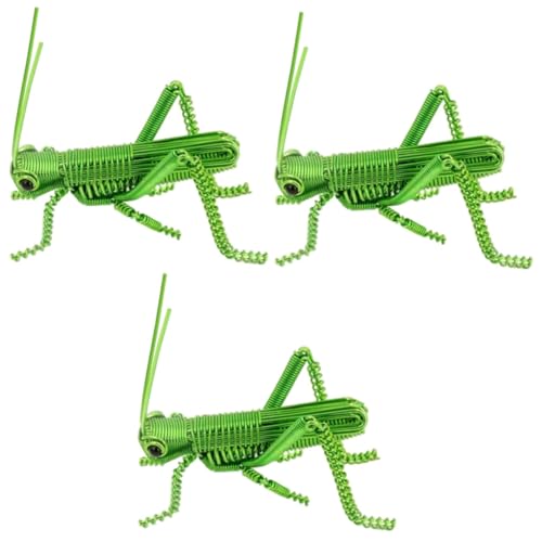 iplusmile 3 Stück Aluminiumdraht -Insekten -Ornamente realistisch Dekoration Insektendekor Heuschrecken Simulation Tiermodell Figur Kognitiver Modell Simulation Schmuck Green iplusmile 3 Stück Aluminiumdraht -Insekten -Ornamente realistisch Dekoration Insektendekor Heuschrecken Simulation Tiermodell Figur Kognitiver Modell Simulation Schmuck Green von iplusmile
