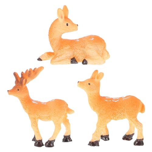 iplusmile 3 Stück Mikrolandschafts -Hirsch -Ornamente Miniatur -Tierfiguren Waldtierfiguren Waldtierspielzeug Miniatur-Rentierfiguren Mini-Rentier zum Basteln Harz iplusmile 3 Stück Mikrolandschafts -Hirsch -Ornamente Miniatur -Tierfiguren Waldtierfiguren Waldtierspielzeug Miniatur-Rentierfiguren Mini-Rentier zum Basteln Harz von iplusmile
