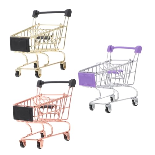 iplusmile 3 Teiliges Desktop Aufbewahrungsornament Mini Wagen Mini Einkaufswagen Für Puppen Schreibtischwagen Mini Mini Laden Kleinkinder Trolley Modell Zubehör Make Up iplusmile 3 Teiliges Desktop Aufbewahrungsornament Mini Wagen Mini Einkaufswagen Für Puppen Schreibtischwagen Mini Mini Laden Kleinkinder Trolley Modell Zubehör Make Up von iplusmile
