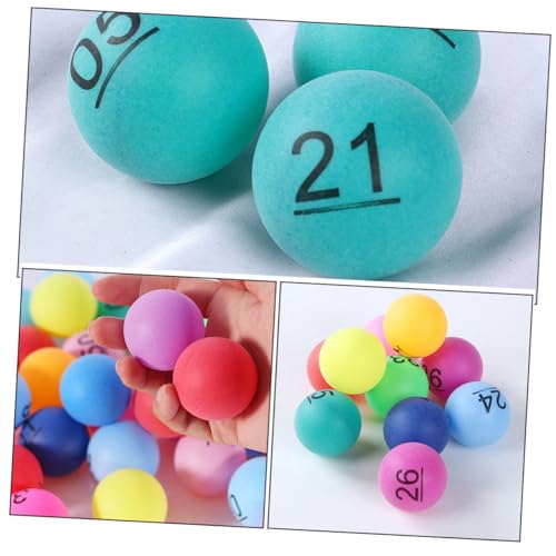 iplusmile 30 Stück Teiliges Bunte Nummerierte Lotteriekugeln aus Robustem Kunststoff Wiederverwendbare Kleine Partyspiel Bälle für Tombola Eventdekoration und Bar Spielrequisiten iplusmile 30 Stück Teiliges Bunte Nummerierte Lotteriekugeln aus Robustem Kunststoff Wiederverwendbare Kleine Partyspiel Bälle für Tombola Eventdekoration und Bar Spielrequisiten von iplusmile