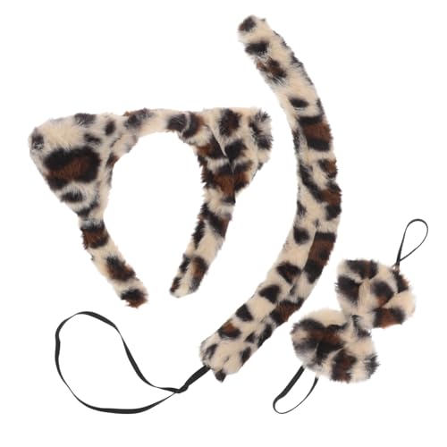 iplusmile 3Stücke Teiliges Katzenohren Stirnband Set mit Leopardenmuster Verstellbar für Halloween Geburtstagsfeiern Cosplay Events Themenpartys Süßes Tierkostümzubehör iplusmile 3Stücke Teiliges Katzenohren Stirnband Set mit Leopardenmuster Verstellbar für Halloween Geburtstagsfeiern Cosplay Events Themenpartys Süßes Tierkostümzubehör von iplusmile
