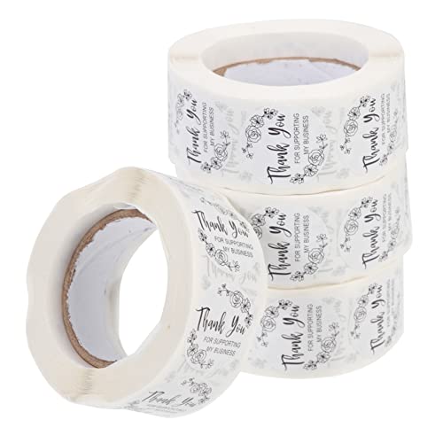 iplusmile 4 Rollen Dankeschön Aufkleber Runde Selbstklebende Etiketten Siegelsticker mit Haftung Vielseitig für Geschenkverpackung Kuchen Süßigkeiten DIY Dekoration iplusmile 4 Rollen Dankeschön Aufkleber Runde Selbstklebende Etiketten Siegelsticker mit Haftung Vielseitig für Geschenkverpackung Kuchen Süßigkeiten DIY Dekoration von iplusmile