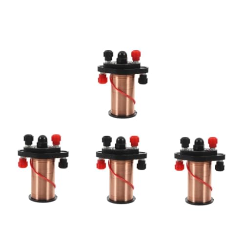iplusmile 4 Sätze Elektromagnetisches Induktionssolenoid Induktionsspule Set Physik Experiment Kit Sekundärspule Lehrerhilfe Elektrosatz Magnetspulen Magnetspule lehren Lehrhilfsspule Kupfer von iplusmile
