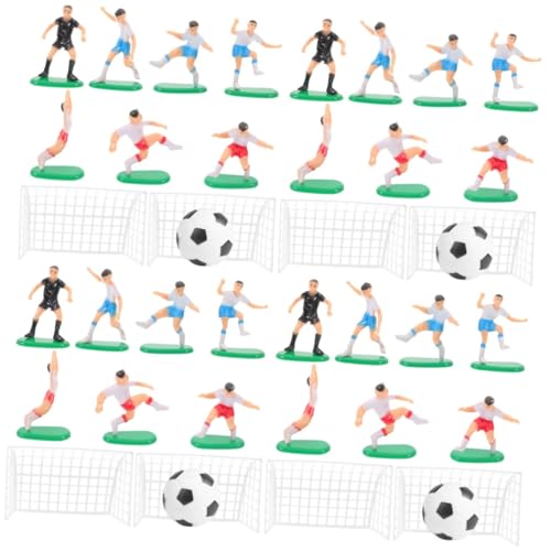 iplusmile 4 Sätze Fußball Kuchen Dekoration Cupcake-dekorationen Für Fußballspiele Sport Topper Geburtstag Fußballdekoration Für Kuchen Fußball-kuchen-dekoration Thematisiert Tonhöhe Pvc von iplusmile