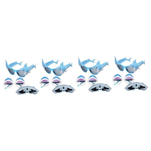 iplusmile 4 Sätze Hai-brille Urlaubsbrille Jungs Geformte Sonnenbrille Zubehör Für Strandpartys Prost Albern Hai Partygeschenke Haigläser Partybrille Pvc 3 Paar * 4 iplusmile 4 Sätze Hai-brille Urlaubsbrille Jungs Geformte Sonnenbrille Zubehör Für Strandpartys Prost Albern Hai Partygeschenke Haigläser Partybrille Pvc 3 Paar * 4 von iplusmile