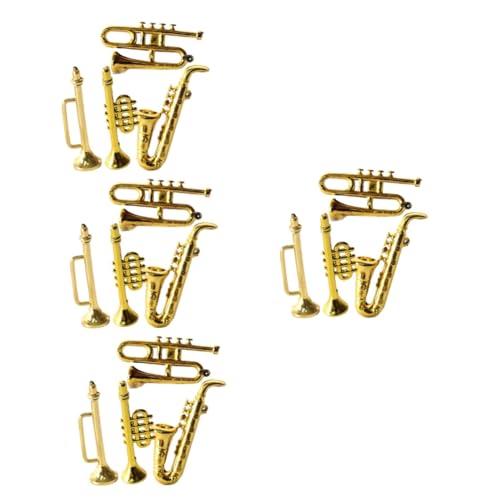 iplusmile 4 Sätze Mini-Saxophon Winzig Mini-trompete Miniaturen Dekorationen Puppe Realistische Mini -hausdekoration Mini - Plastik Golden 4 Stück * 4 iplusmile 4 Sätze Mini-Saxophon Winzig Mini-trompete Miniaturen Dekorationen Puppe Realistische Mini -hausdekoration Mini - Plastik Golden 4 Stück * 4 von iplusmile