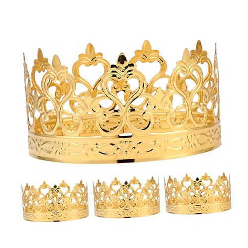 iplusmile 4 Stück Goldene Kronkuchendekoration Mini Kuchen -Topper Hochzeitsaufsätze für Kuchen Tiaras Glücklich elegante Hochzeitstortenaufsätze Tortenaufsätze für Geburtstage Eisenblech iplusmile 4 Stück Goldene Kronkuchendekoration Mini Kuchen -Topper Hochzeitsaufsätze für Kuchen Tiaras Glücklich elegante Hochzeitstortenaufsätze Tortenaufsätze für Geburtstage Eisenblech von iplusmile