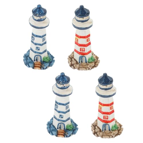 iplusmile 4 Stück Kleiner Leuchtturm Modelle aus Harz für Nautische Dekoration Detailreiche Tischstatue für Meer Themenpartys iplusmile 4 Stück Kleiner Leuchtturm Modelle aus Harz für Nautische Dekoration Detailreiche Tischstatue für Meer Themenpartys von iplusmile