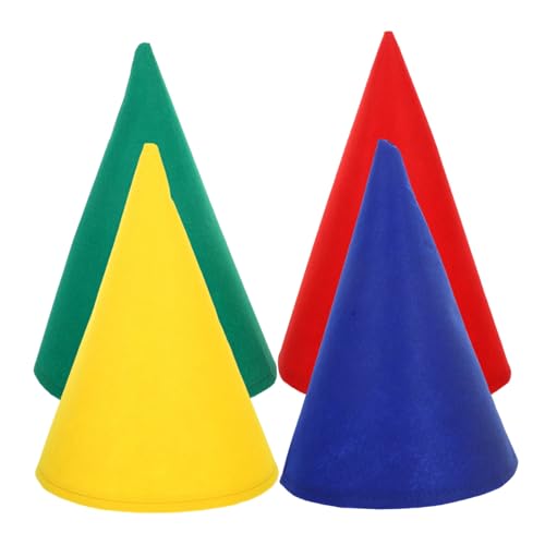 iplusmile 4 Stück Konischer Entenhut Kegelhüte Partyhüte für Erwachsene Gnomenhüte Partyhut Zwerg lustige hüte für Weihnachtsmannmütze Weihnachtsmützen Elfenhut Partyzubehör Filzstoff iplusmile 4 Stück Konischer Entenhut Kegelhüte Partyhüte für Erwachsene Gnomenhüte Partyhut Zwerg lustige hüte für Weihnachtsmannmütze Weihnachtsmützen Elfenhut Partyzubehör Filzstoff von iplusmile