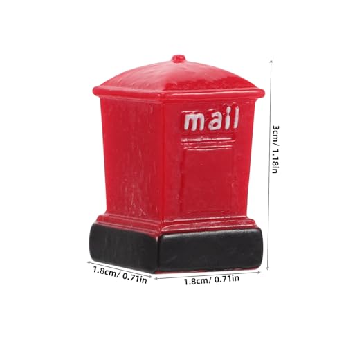 iplusmile 4 Stück Miniatur Briefkasten Modell aus Harz und Tragbar Detailreiches Mini Haus Möbelstück für Schreibtischdekoration und Landschaft Büro und Wohnaccessoire in Rot iplusmile 4 Stück Miniatur Briefkasten Modell aus Harz und Tragbar Detailreiches Mini Haus Möbelstück für Schreibtischdekoration und Landschaft Büro und Wohnaccessoire in Rot von iplusmile