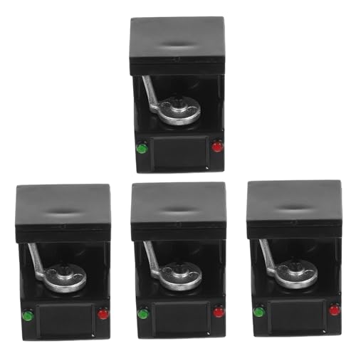 iplusmile 4 Stück Miniatur-kaffeemaschine, Puppenhaus, Mini-kaffeemaschine, Spielzeug, Puppenhaus, Miniatur-möbelzubehör, Realistisches Kaffeemaschinen-Spielzeug iplusmile 4 Stück Miniatur-kaffeemaschine, Puppenhaus, Mini-kaffeemaschine, Spielzeug, Puppenhaus, Miniatur-möbelzubehör, Realistisches Kaffeemaschinen-Spielzeug von iplusmile