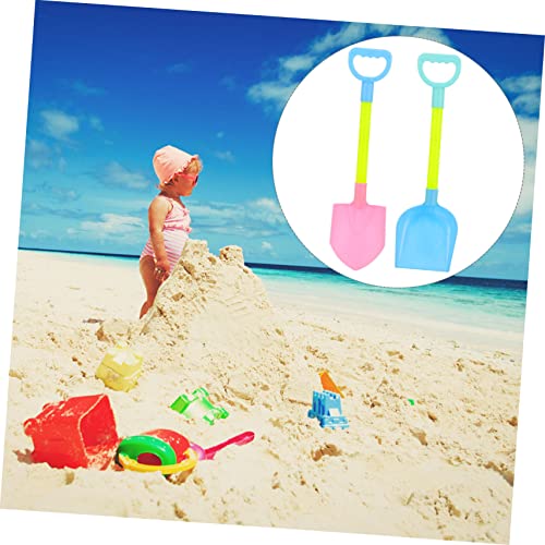 iplusmile 4 Stück Teiliges Sandspielzeug Set mit Kindersicherer Sandschaufel aus Robustem Kunststoff Leicht und Handlich für Strand Sandkasten Park und Garten für Spielspaß Zufällige Farbe von iplusmile
